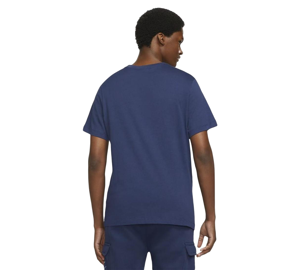 Nike Sportswear Short Sleeve Swoosh Logo T-Shirt Mens White Black Grey Navy Casual UK S-2XL