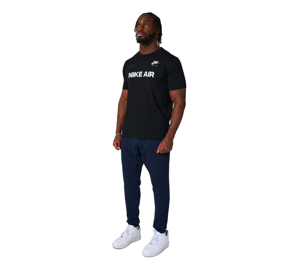 Nike Air Max Tee Mens Black Short Sleeve Crew Neck T-Shirt UK S-XL