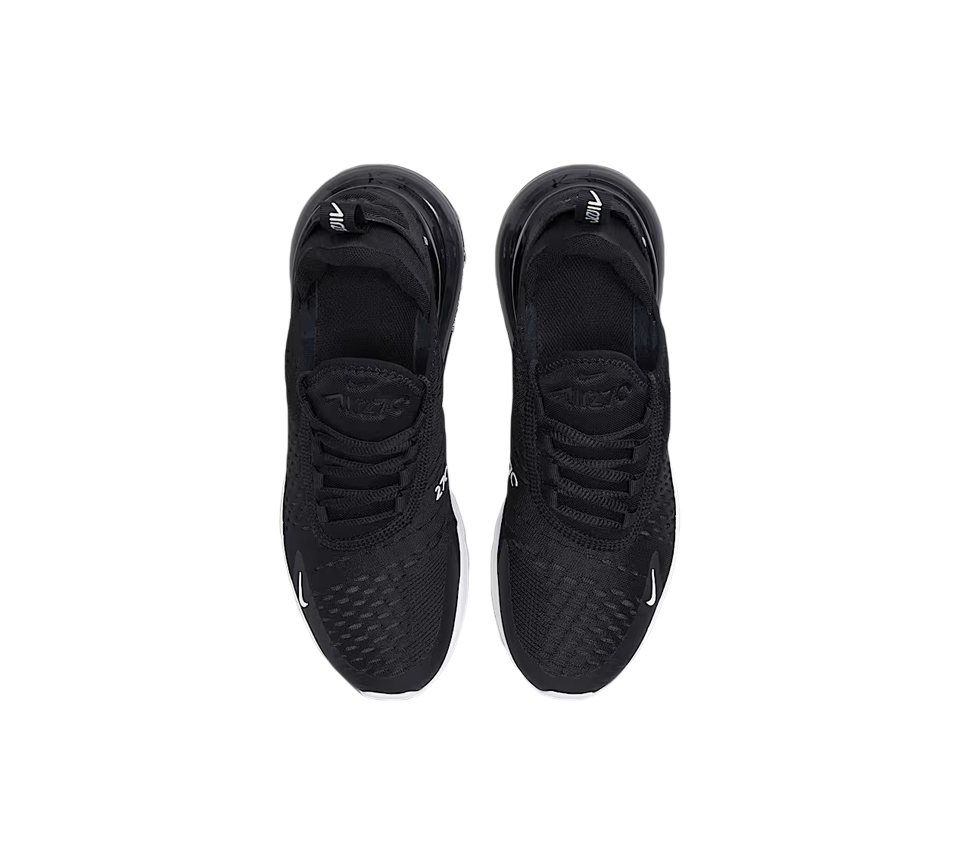 Nike Air Max 270 (GS) Black/Anthracite/White Trainers Shoes UK 3Y-6Y