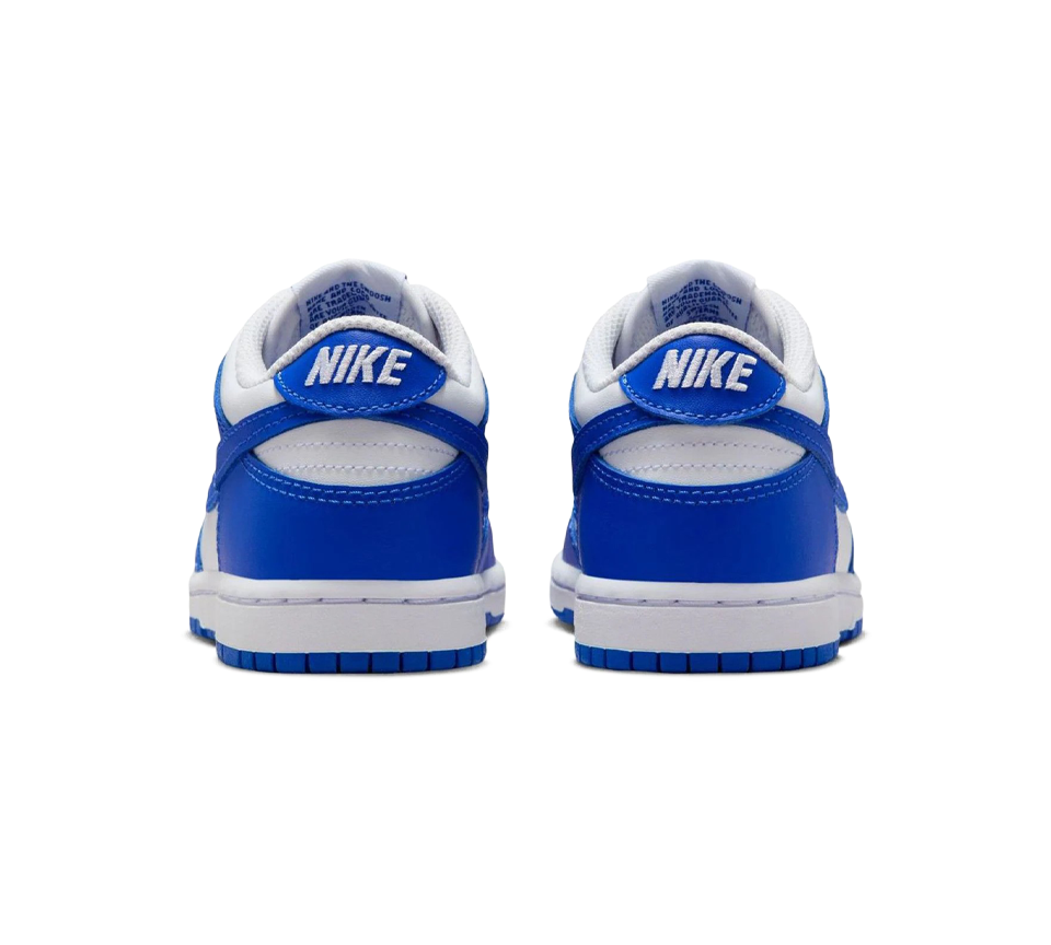 Nike Dunk Low Trainers White/Hyper Royal UK 10C-UK 2Y