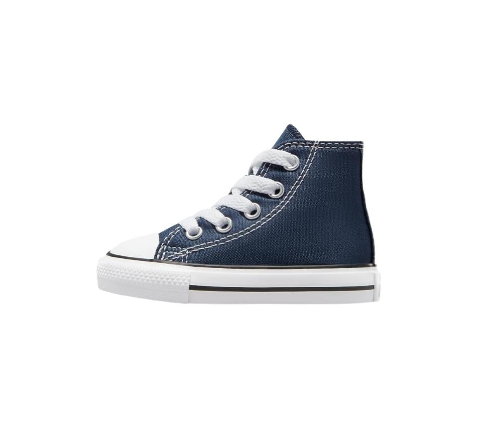 Converse Chuck Taylor All Star Classic High Tops Navy Kids Trainers UK ...
