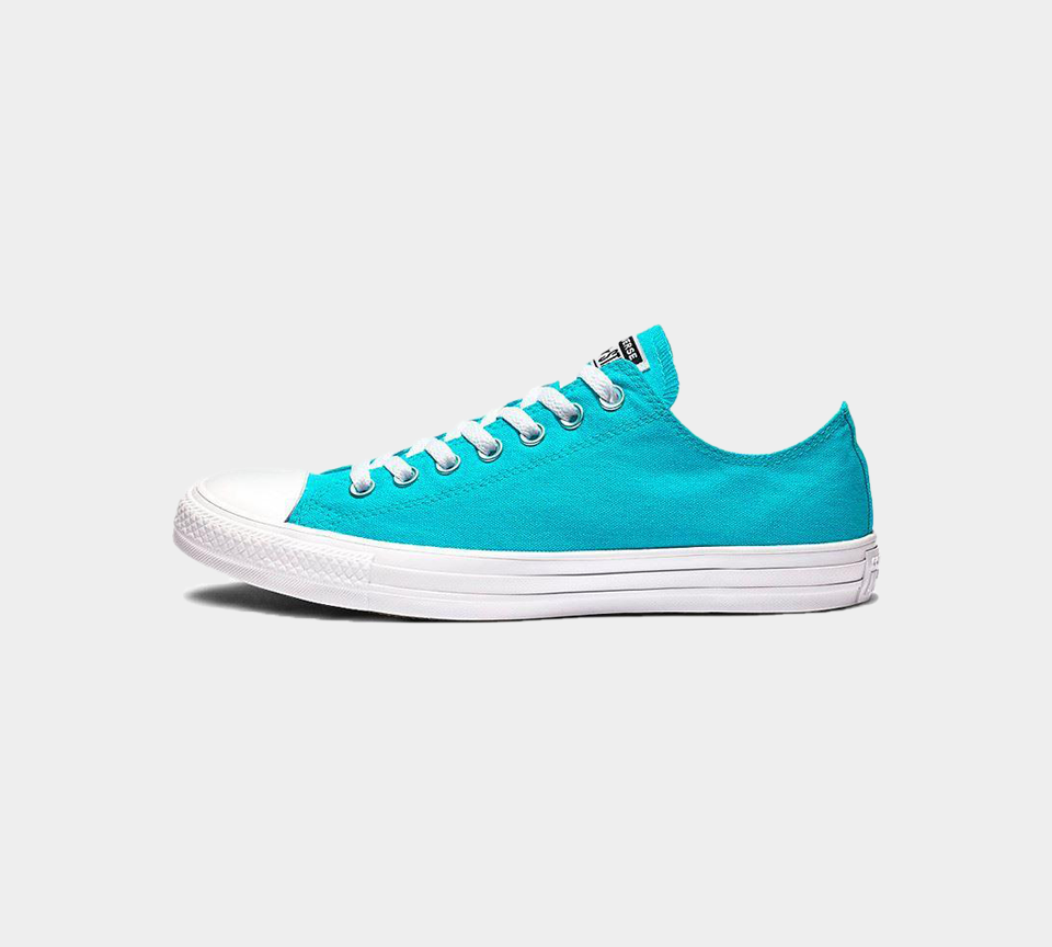 Converse Chuck Taylor All Star OX Gnarly Blue Womens Trainers Shoes - UK 3-8
