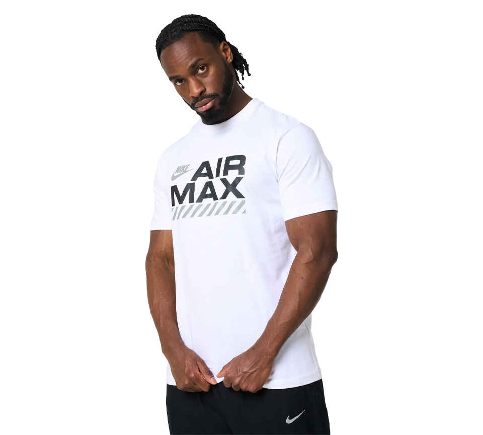 Nike Sportswear Air Max Tee Mens Black and White Short Sleeve T-Shirt UK S-XL