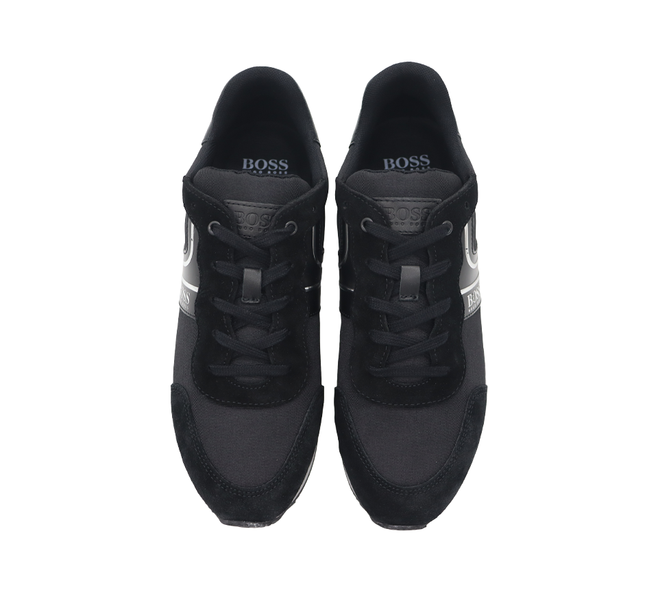 Hugo Boss Kids Wear Trainers Black UK 1-7.5