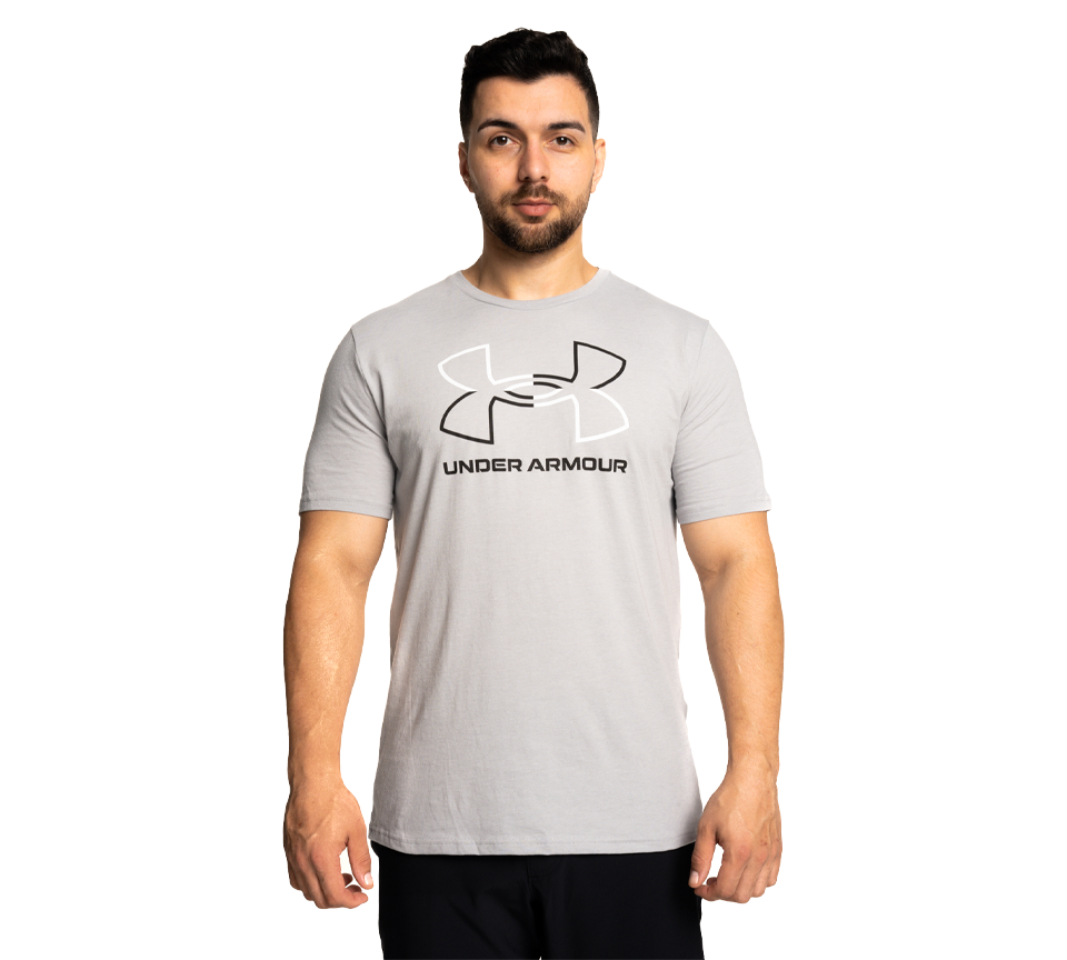 Under Armour Foundation T-Shirt Mens Black White Grey Short Sleeve Crew Neck Tee UK S-2XL