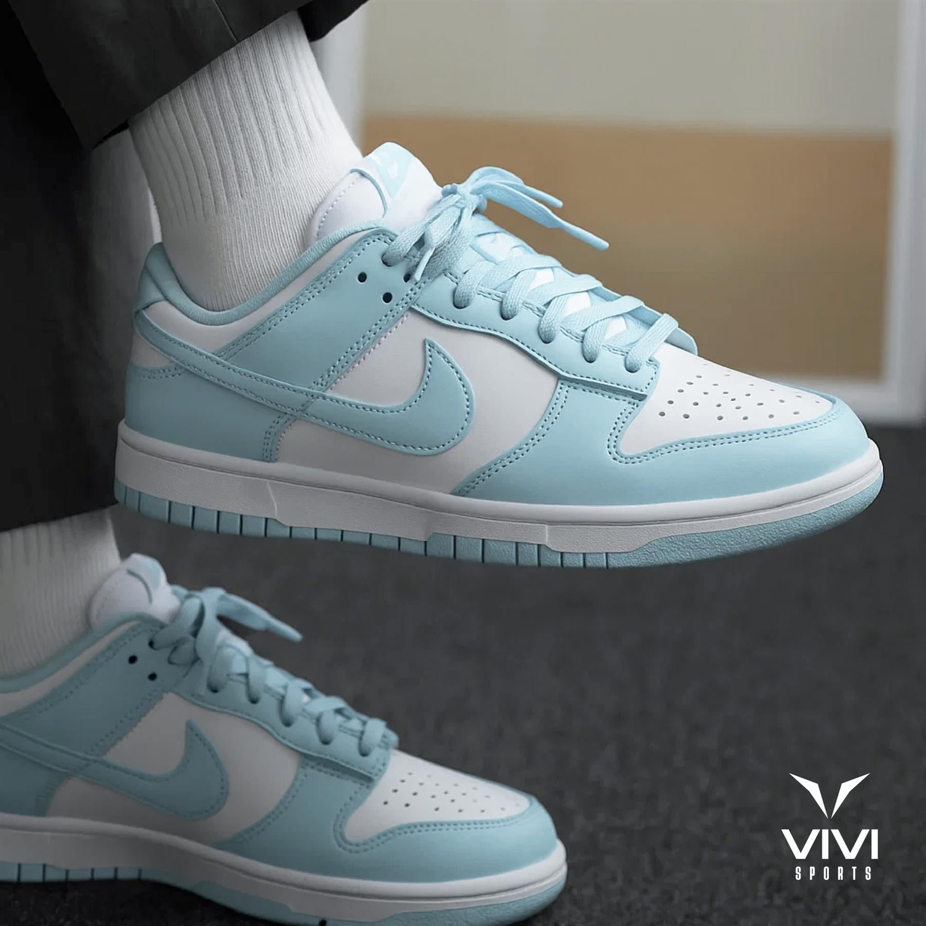 Nike Dunk Low (GS) White Blue UK 3-6