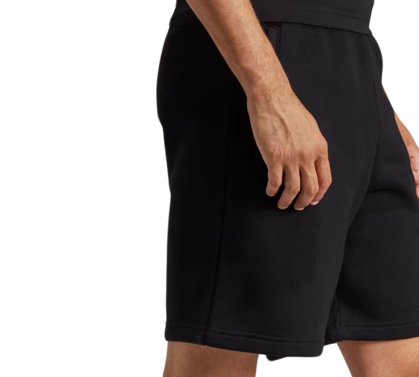 Adidas Trefoil Essentials Shorts Mens Black Cotton Sports Shorts - XS-2XL