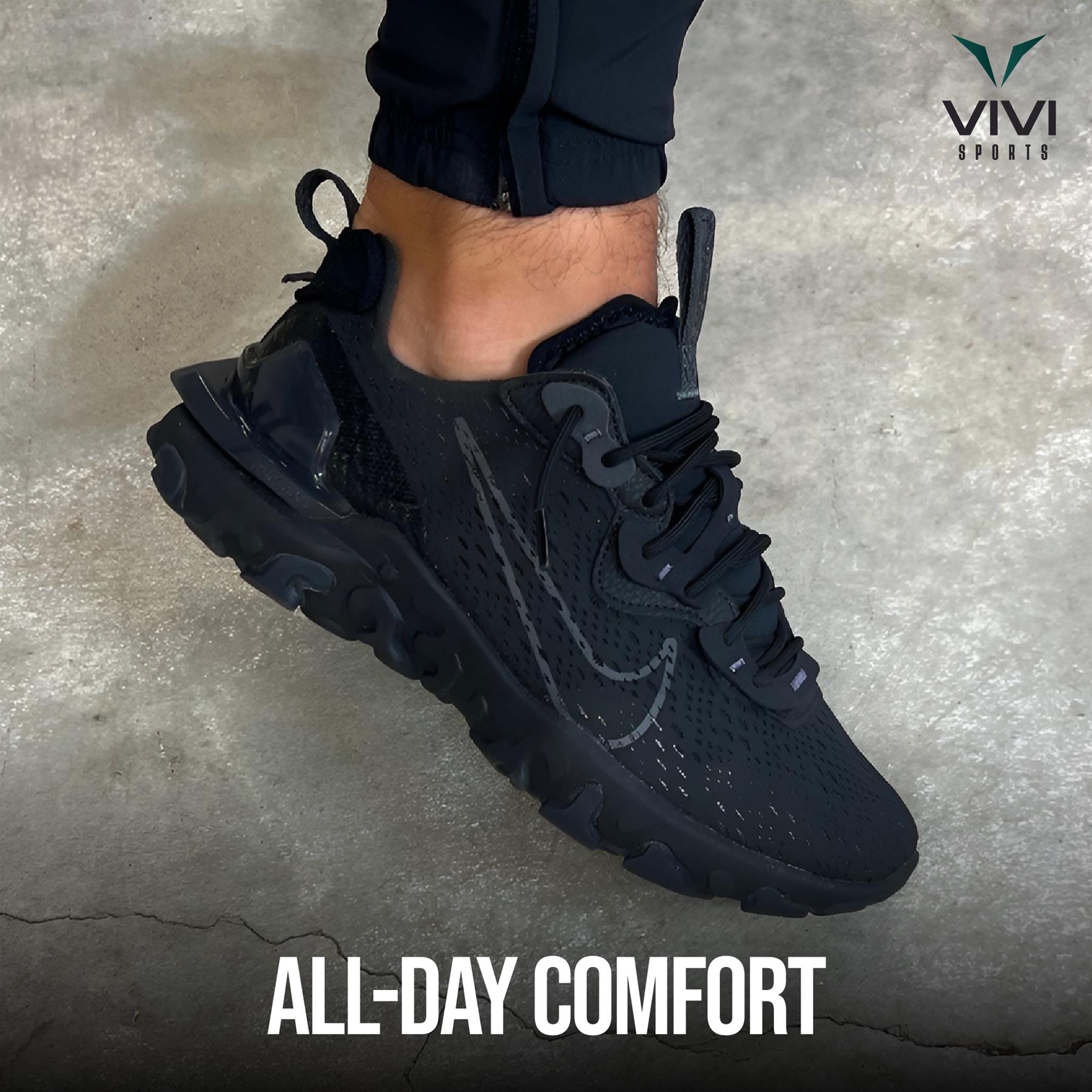 Nike React Vision Trainers Black/Anthracite Black UK 7-11