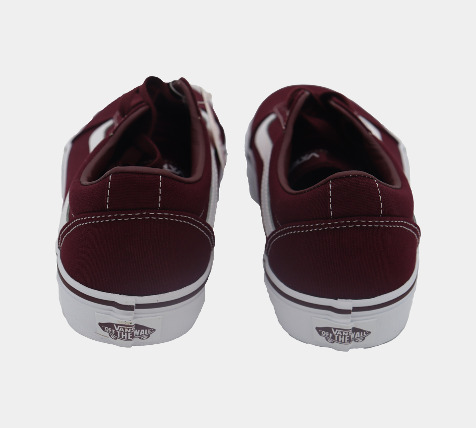 Vans Ward Canvas Classic Skate Shoes Women Port Royale/ White UK 3-8