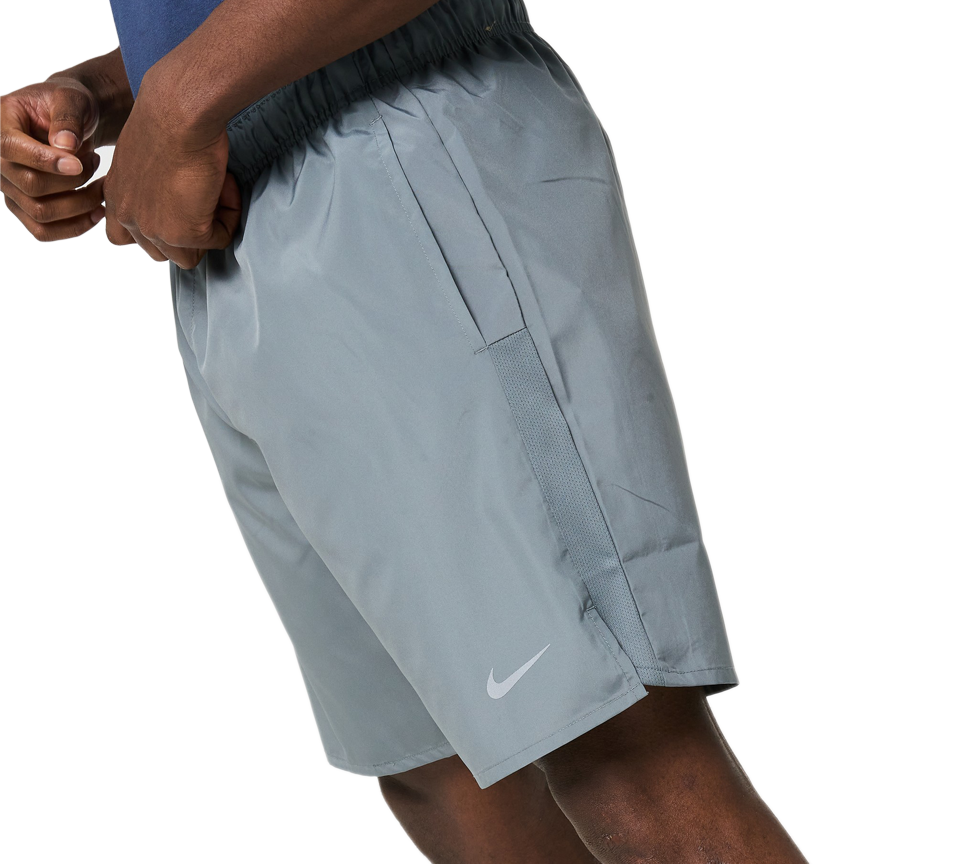 Nike Challenger 7 Inch Mens Shorts Black and Grey UK S-2XL