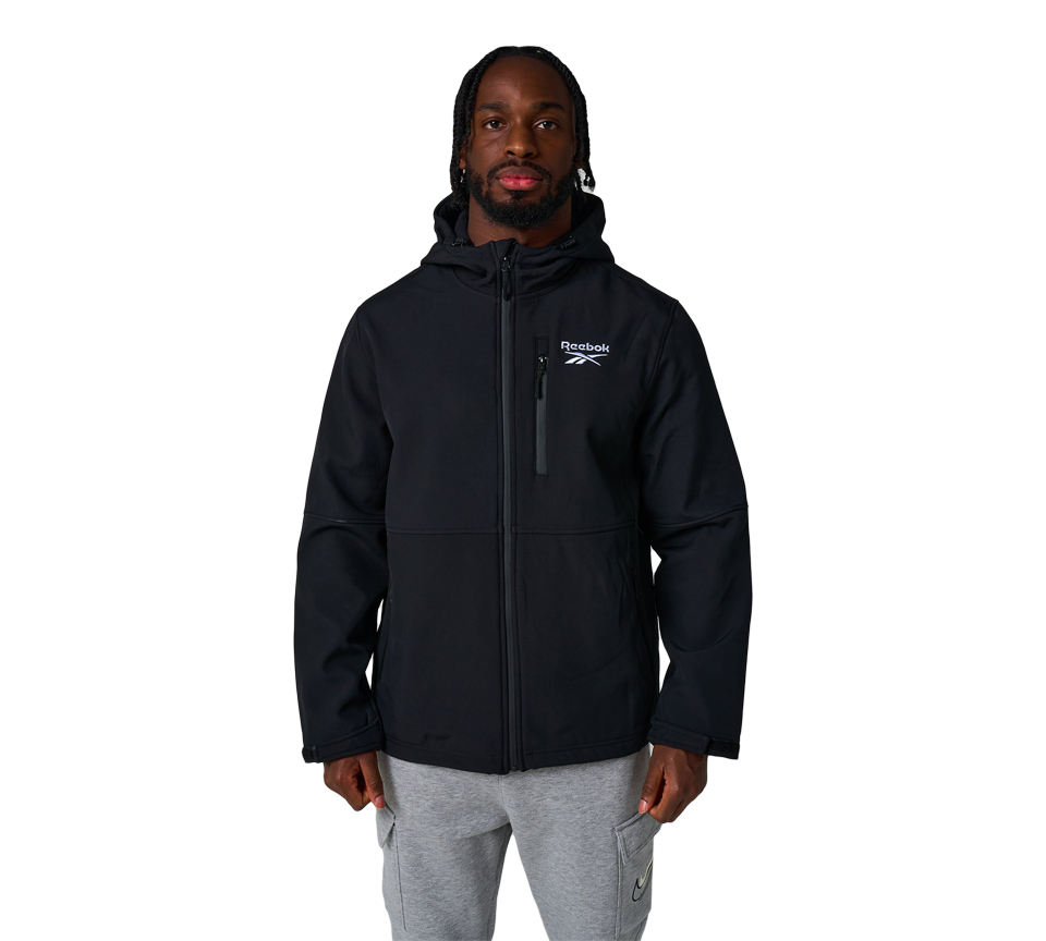 Reebok Soft Woven Shell Jacket Black UK S-2XL