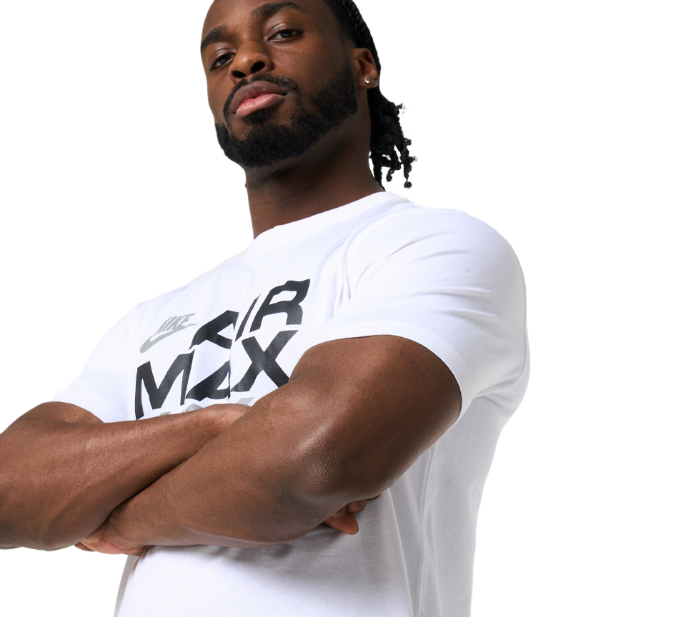 Nike Sportswear Air Max Tee Mens Black and White Short Sleeve T-Shirt UK S-XL