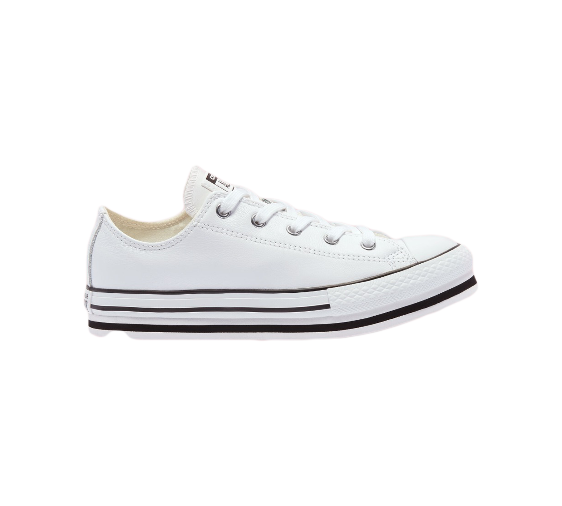Converse Leather EVA Platform Chuck Taylor Junior All Star Shoes White UK 10-13/1-5.5