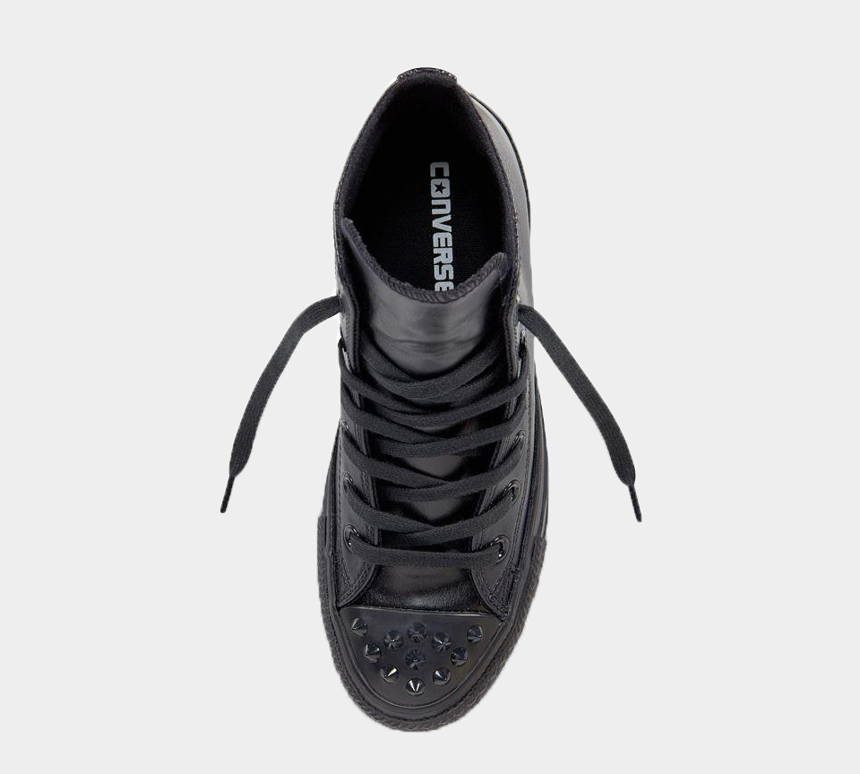 Converse Chuck Taylor All Star Classic High Top Black Trainers Womens Shoes UK 3-8
