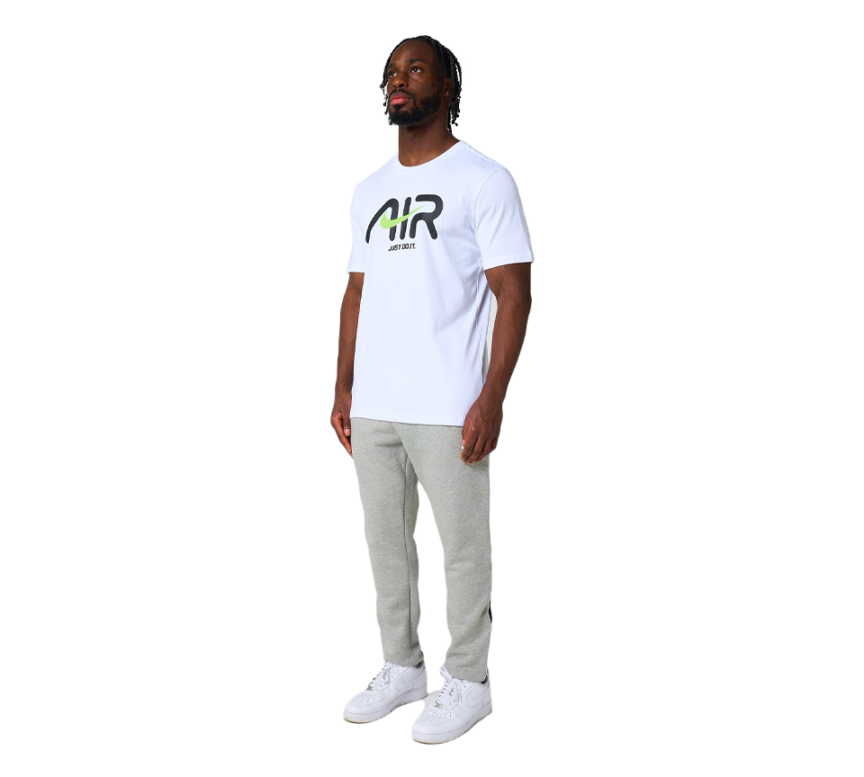Nike Air Swoosh T Shirt Mens Casual Black and White Crew Neck Short Sleeve Tee UK S-2XL