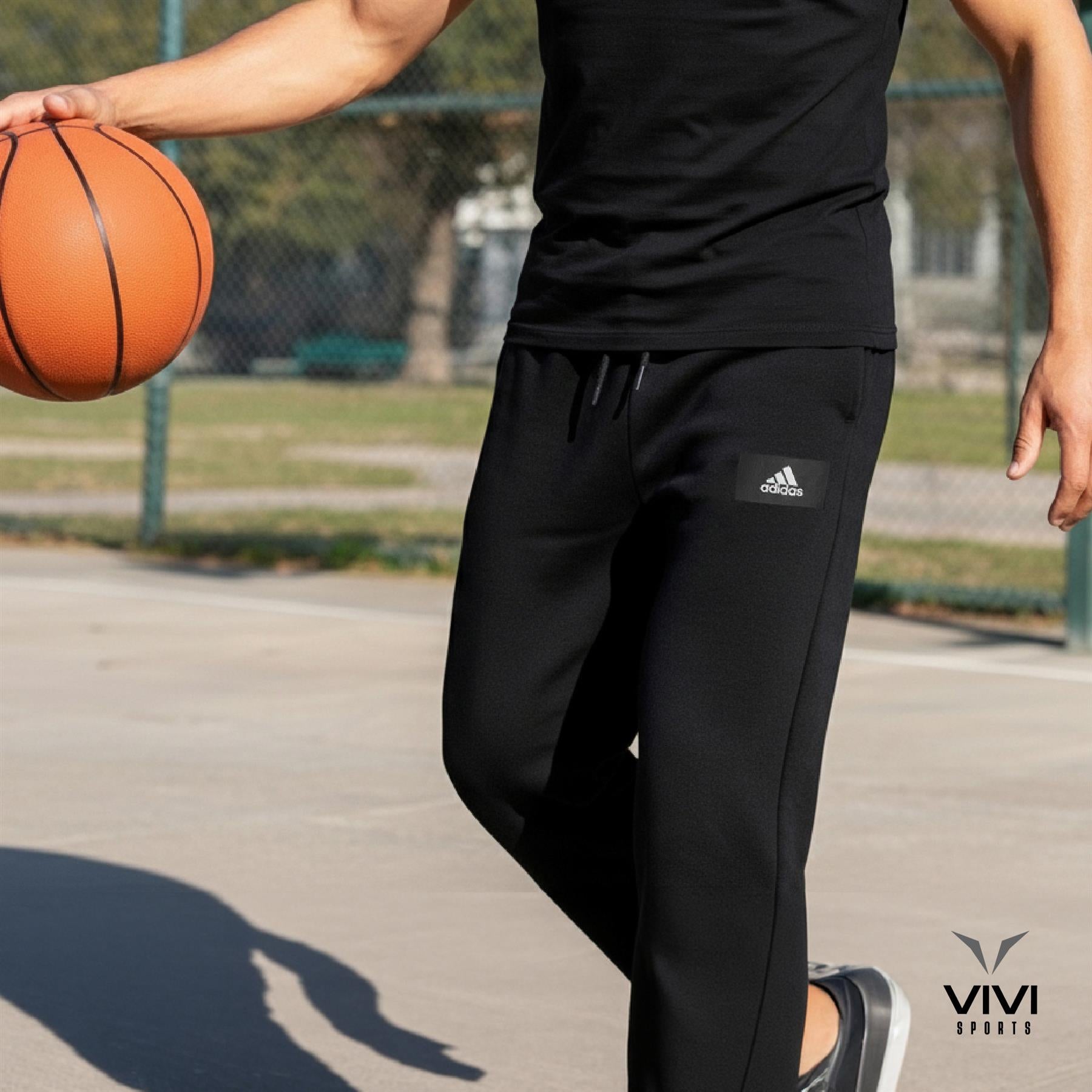 Adidas Mens Sportswear Joggers Black UK S-2XL