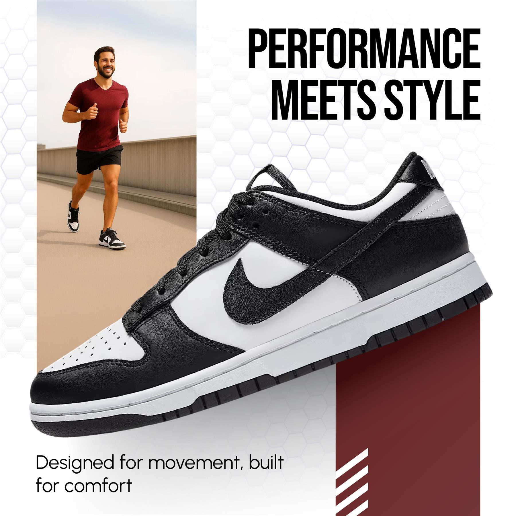 Nike Dunk Low (GS) White Black UK 3-6