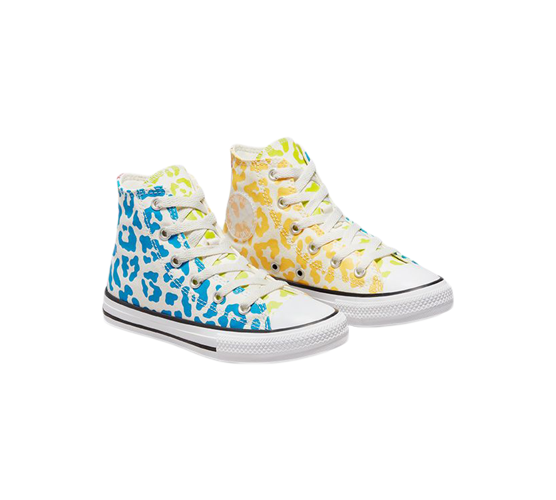 Converse Leopard Print Chuck Taylor All Star Shoes Egret/Kinetic UK 10-5.5