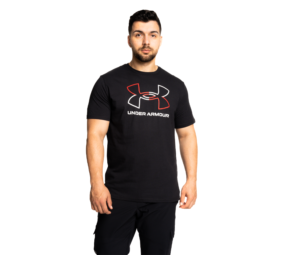 Under Armour Foundation T-Shirt Mens Black White Grey Short Sleeve Crew Neck Tee UK S-2XL