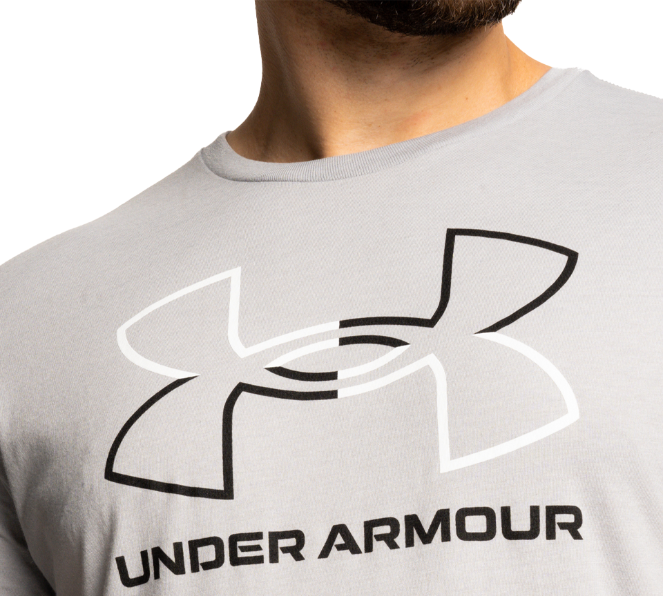 Under Armour Foundation T-Shirt Mens Black White Grey Short Sleeve Crew Neck Tee UK S-2XL