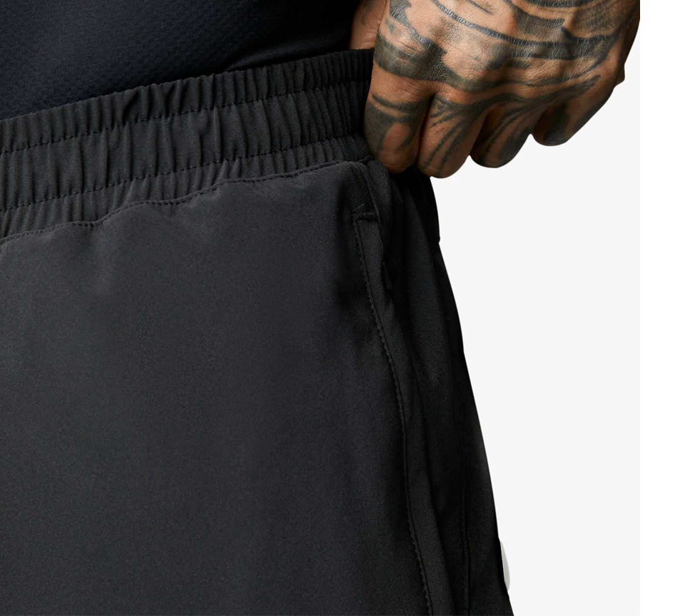 Gym King Energy 6" Shorts Black Mens Lightweight Training Gym Shorts S-XL