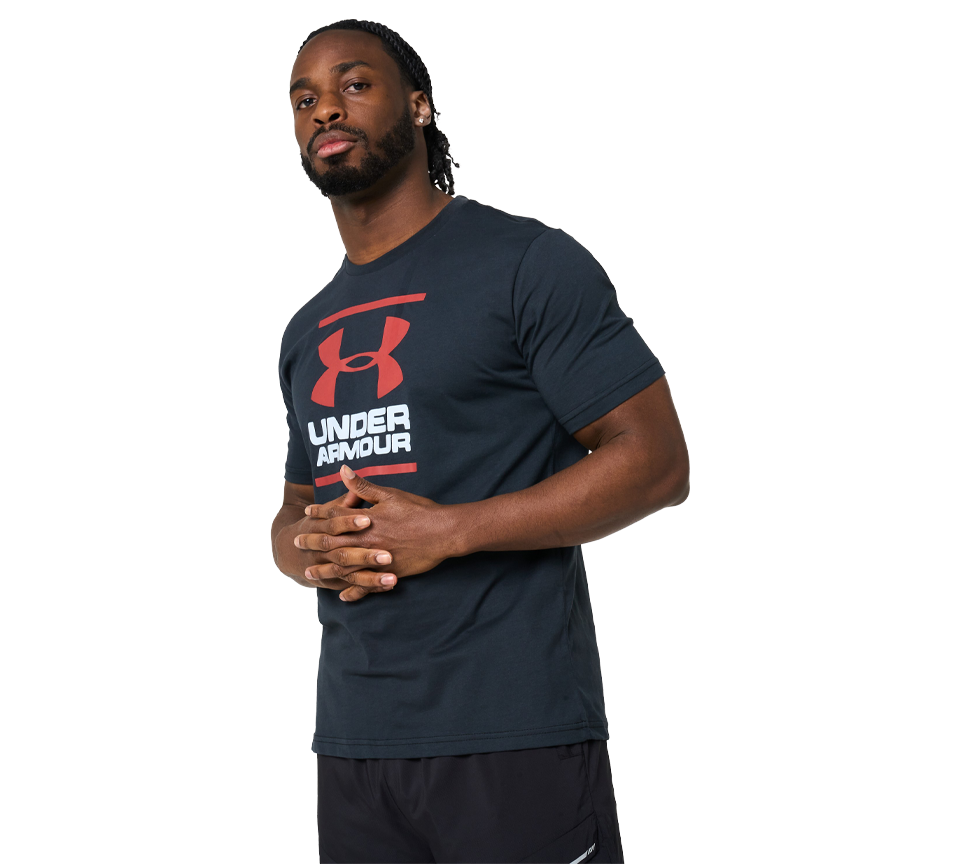 Under Armour GL Foundation Short Sleeve T-Shirt Mens Black White Grey Navy Tee UK S-XL