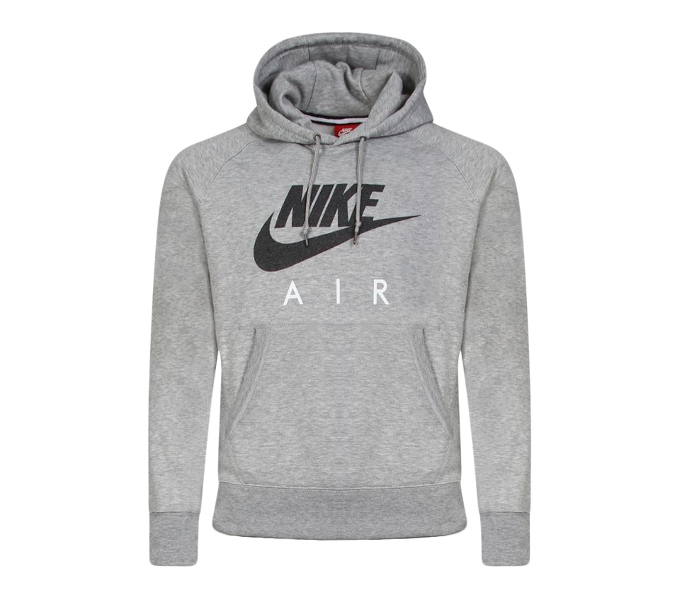 Nike Air Grey Mens Fleece Tracksuit Hoodie Jogger Set S-2XL