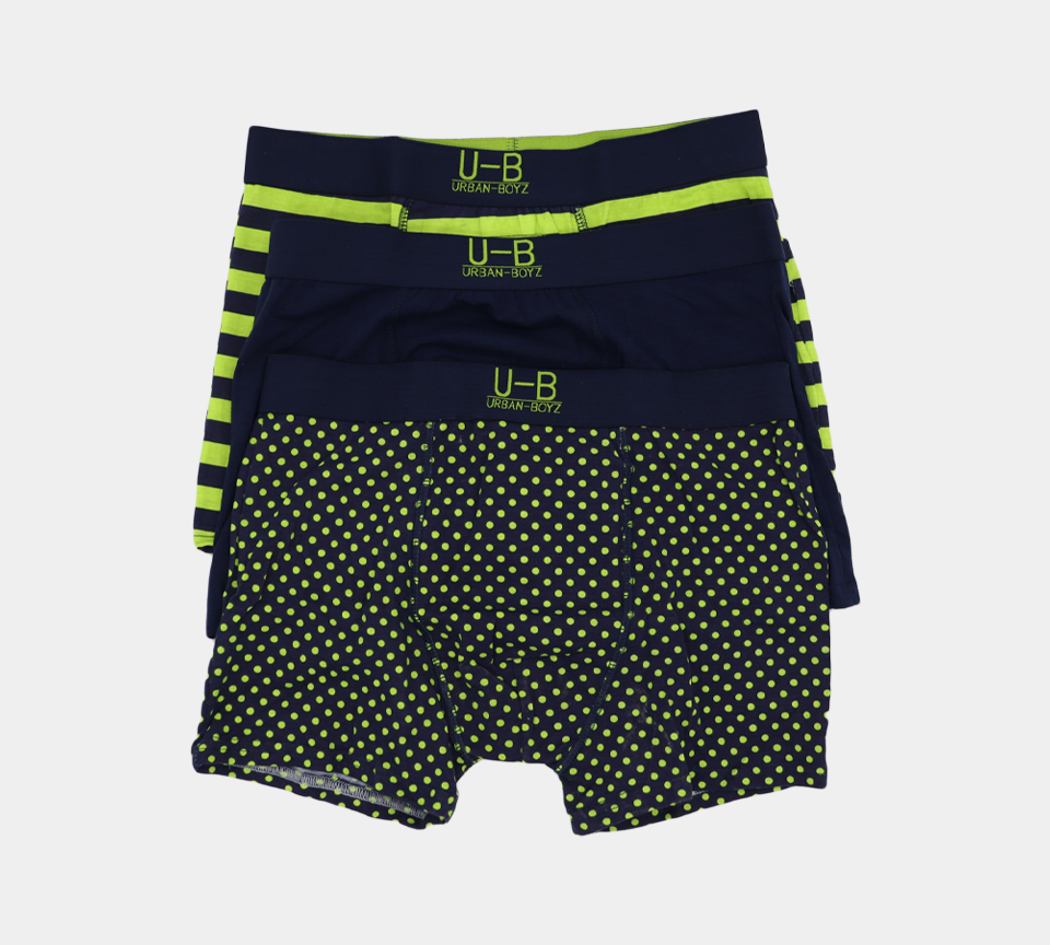 Urban-Boyz Soft Cotton Rich Boxer Shorts S-2XL