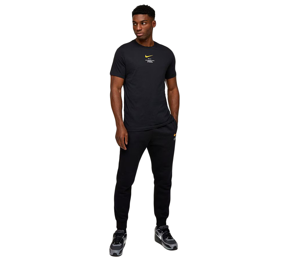 Nike Corporate Address Tee Mens White and Black Short Sleeve Crew Neck T-Shirt UK S-XL