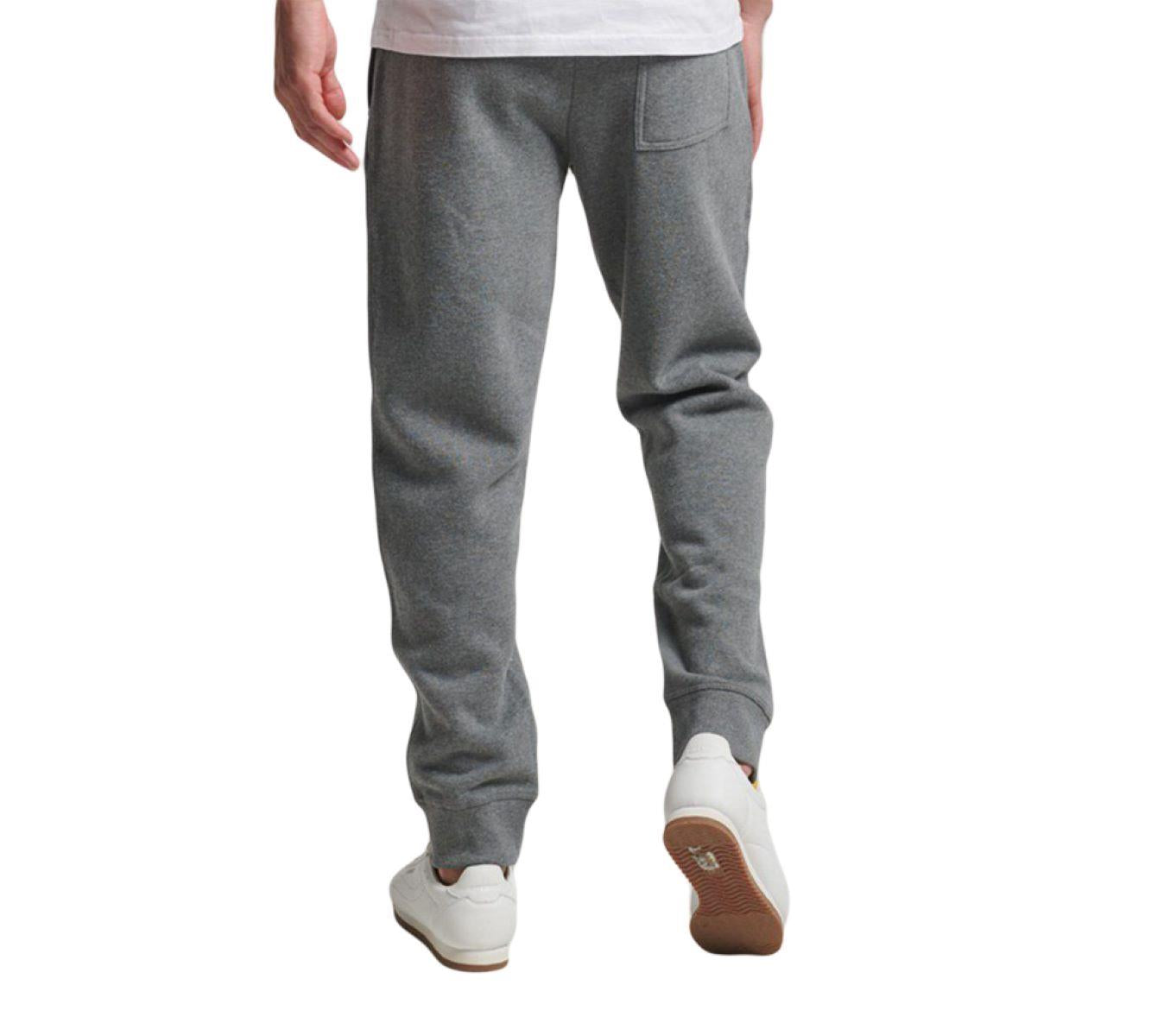 Superdry Men's Vintage Logo Embroidered Joggers Grey UK S-2XL