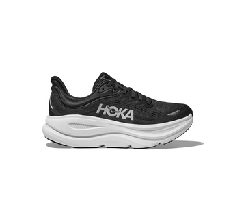 Hoka Bondi 9 Trainers Mens Black/White Cushioned Shoes UK 7-12