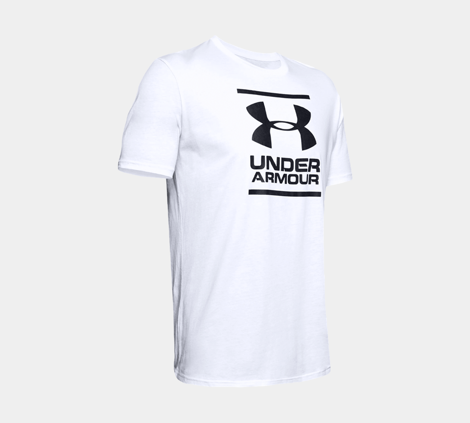 Under Armour GL Foundation Short Sleeve T-Shirt Mens Black White Grey Navy Tee UK S-XL