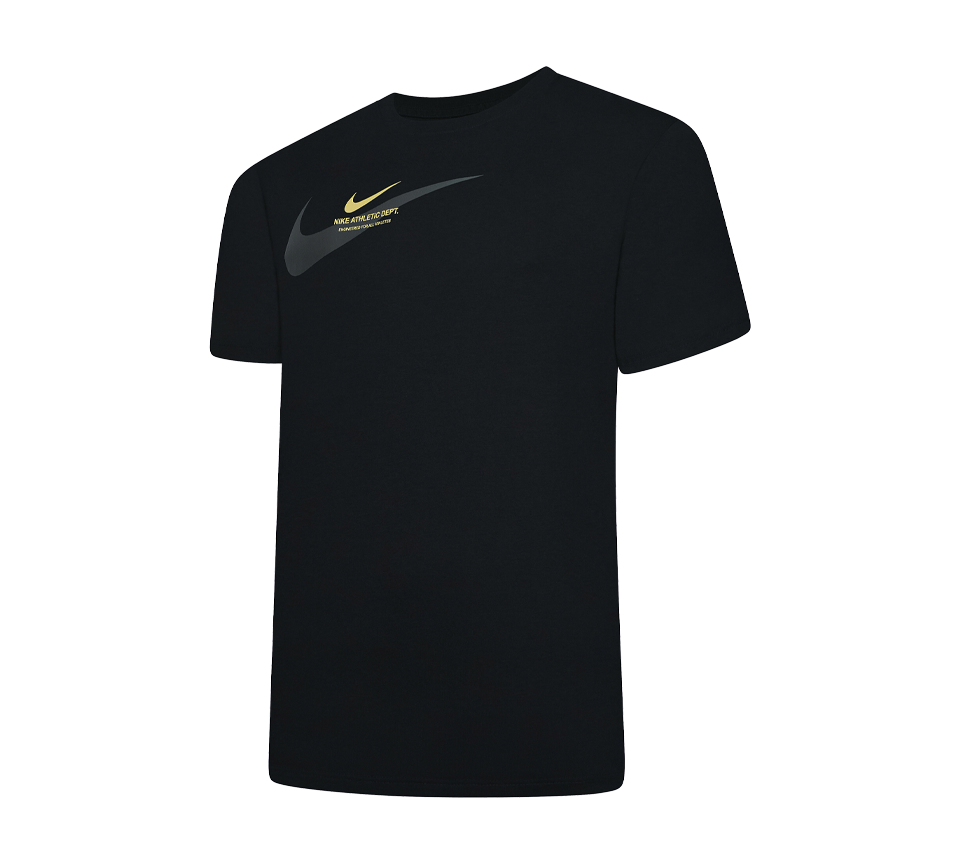 Nike Athletic Dept Tee Mens Black and Blue Short Sleeve Crew Neck T-Shirt UK S-XL