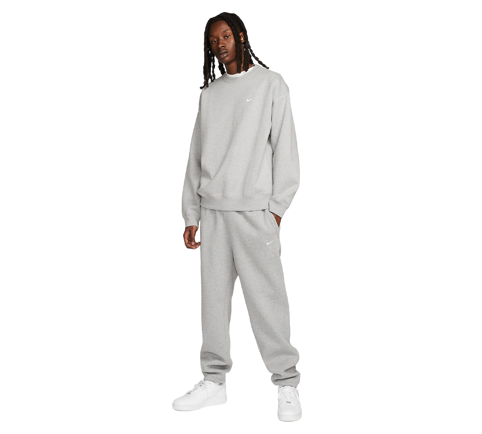 Nike Solo Swoosh Fleece Crew Sweatshirt UK XS-3XL
