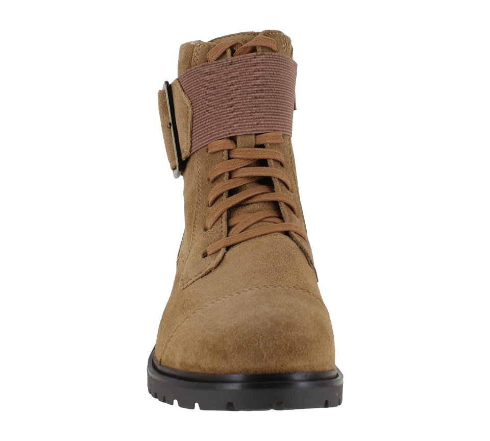 Rockport Ryleigh Lace Zip Up Boots Womens Mocha/Black & Taupe Nubuck/Olive UK 2.5-8.5