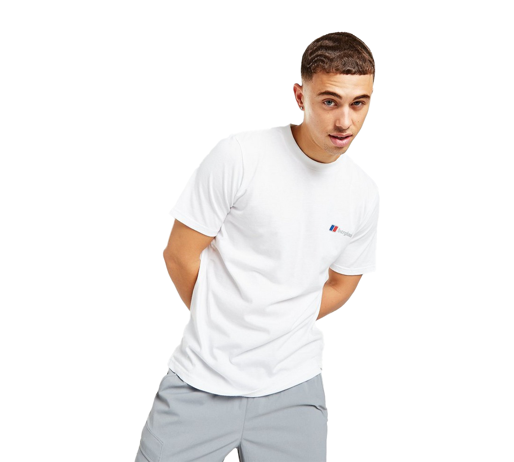 Berghaus Organic Classic Logo T-Shirt Mens White Short Sleeve Crew Neck Tee UK S-2XL