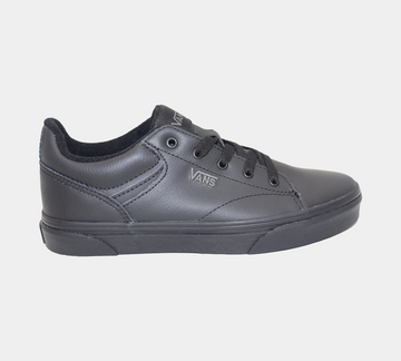 Vans Seldan Kids Girls Tumbled Shoes Black UK 10-13/1-6