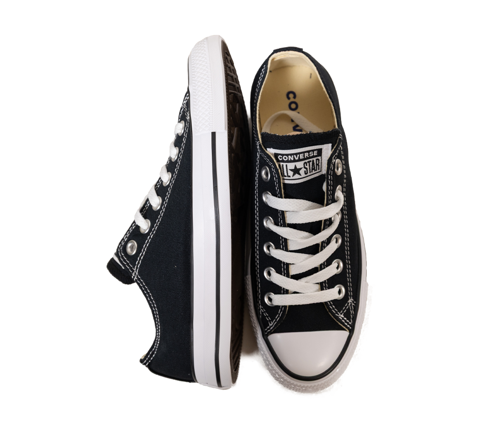 Converse Chuck Taylor All Star Low Top Trainers Unisex Black UK 3-11