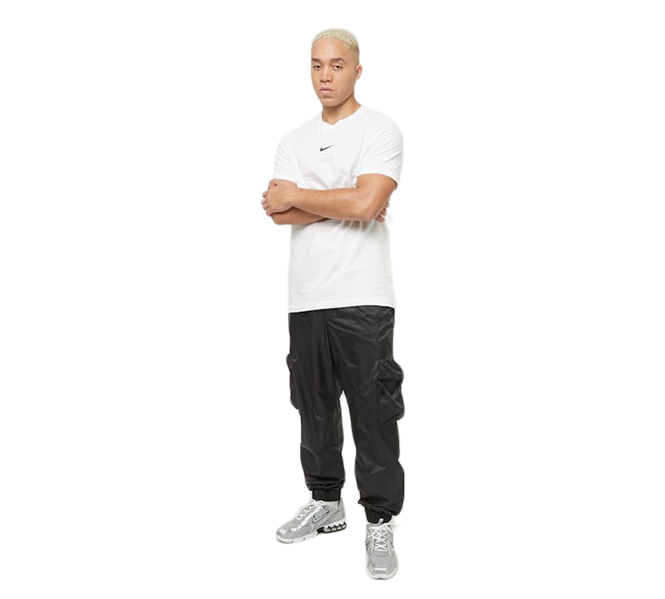 Nike Corporate Address Tee Mens White and Black Short Sleeve Crew Neck T-Shirt UK S-XL