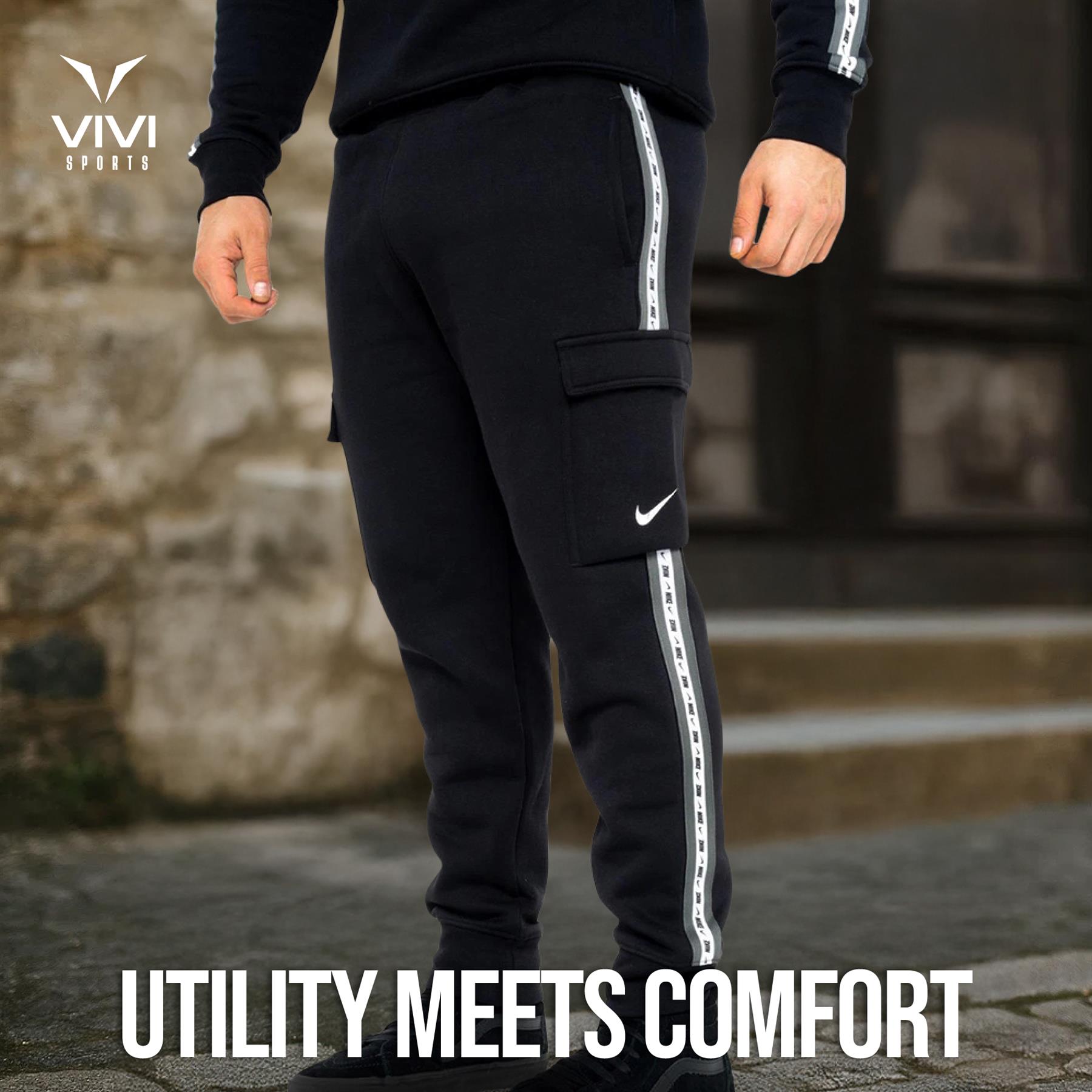 Nike Repeat Sweatshirt Black UK S-XL