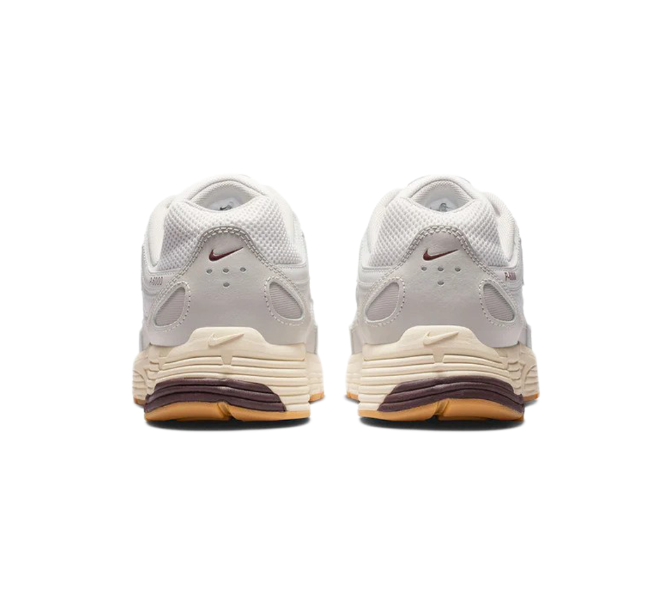 Nike P-600 Trainers Grey Burgundy Lace Up Sneakers UK 6-12