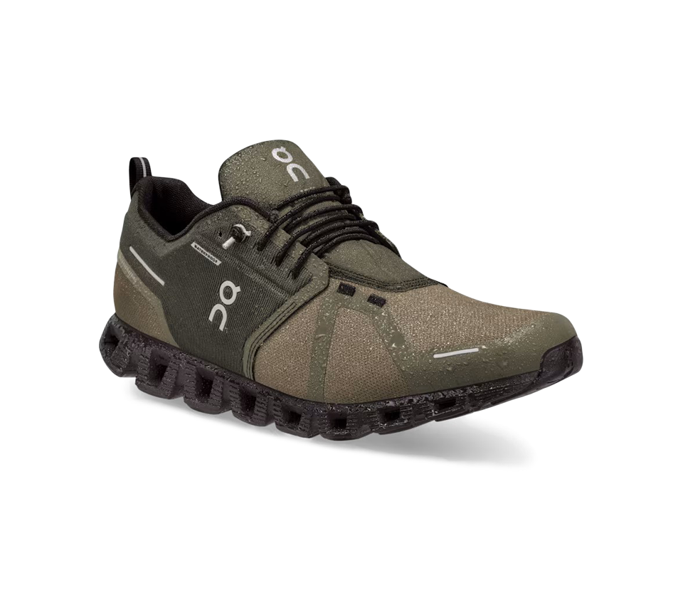 ON Cloud 5 Mens Trainers Black White All Black Olive Black Shoes