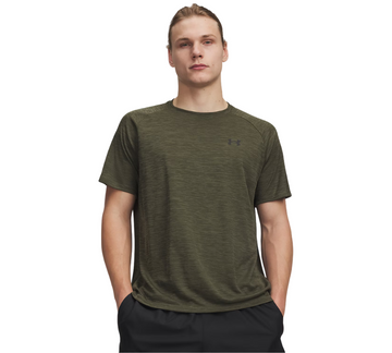 Under Armour Tech Textured Short Sleeve T-shirt Green/Black UK S-2XL