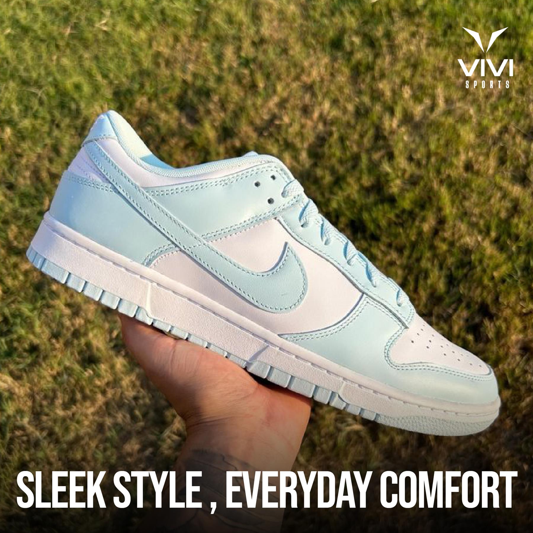 Nike Dunk Low (GS) White Blue UK 3-6