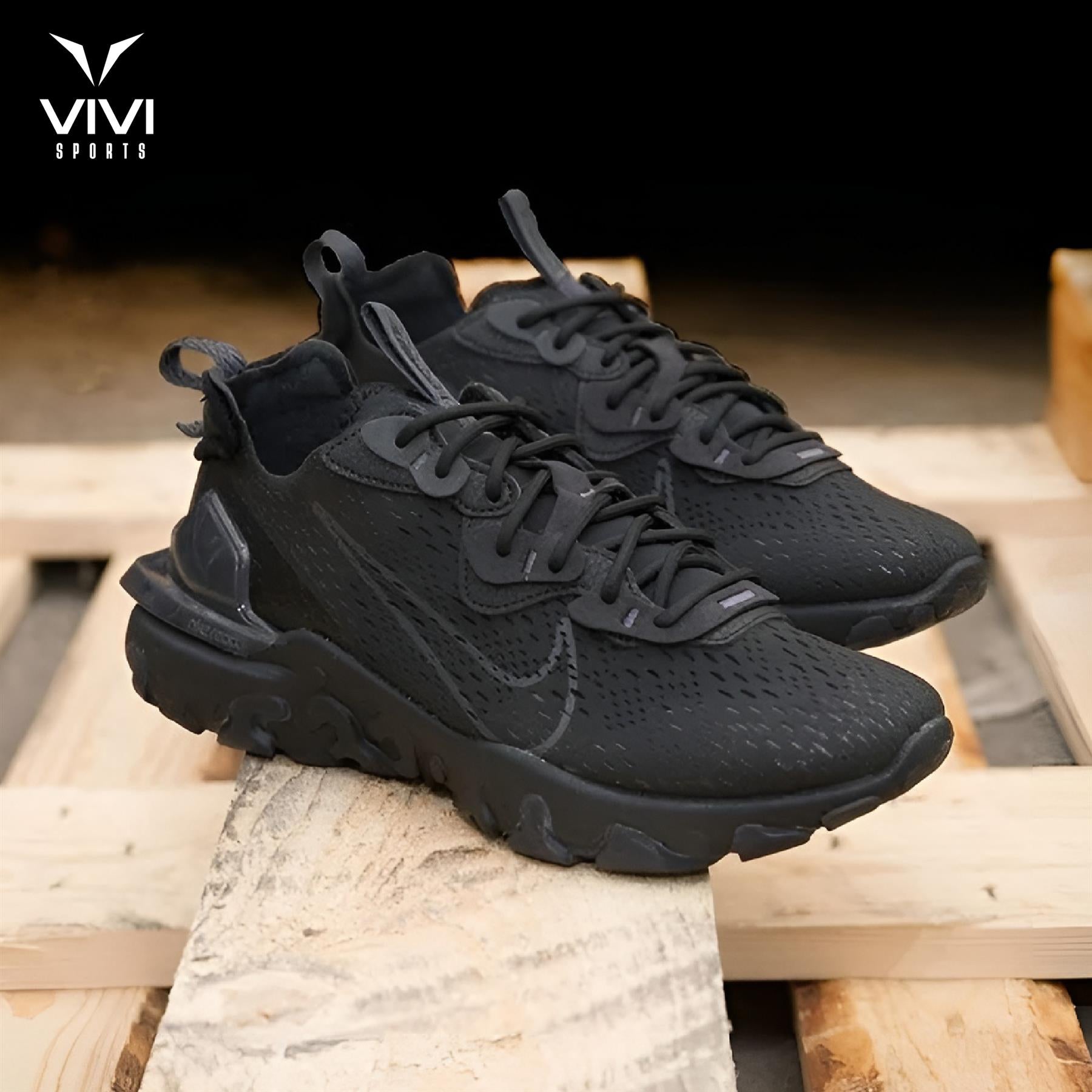 Nike React Vision Trainers Black/Anthracite Black UK 7-11