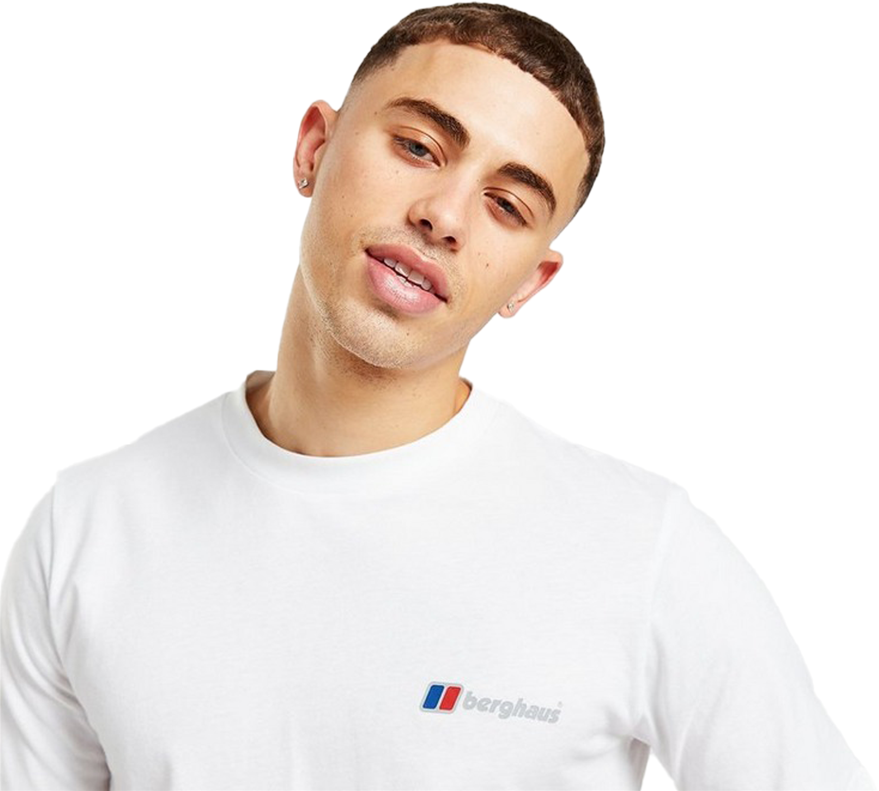 Berghaus Organic Classic Logo T-Shirt Mens White Short Sleeve Crew Neck Tee UK S-2XL