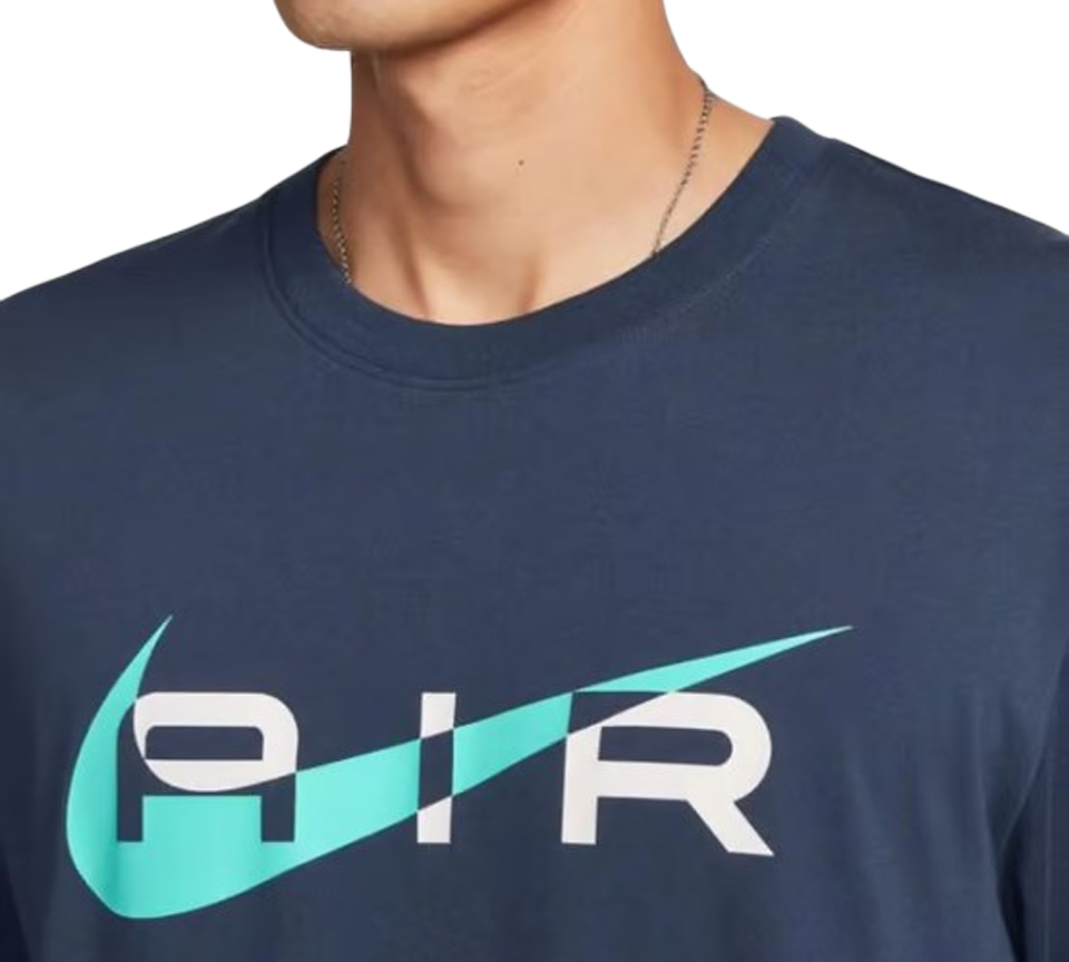 Nike Air Graphic Tee Mens Black and Navy Short Sleeve Crew Neck T-Shirt UK S-2XL