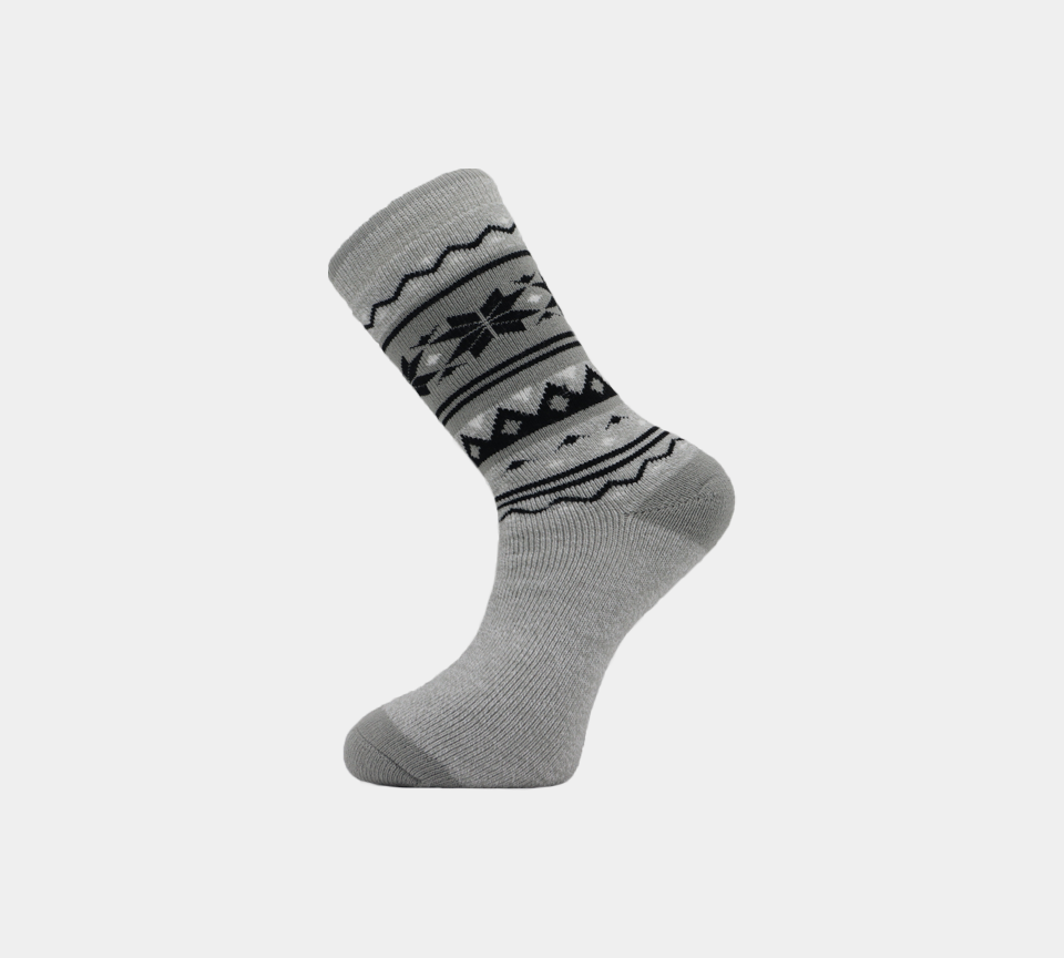 Mens Thermal 1 Pair New Merino Socks Grey Brown Blue Black