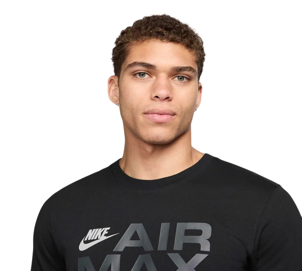 Nike Sportswear Air Max Tee Mens Black and White Short Sleeve T-Shirt UK S-XL