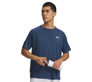 Under Armour Tech Textured Short Sleeve Tee Steel Blue/Navy UK S-2XL